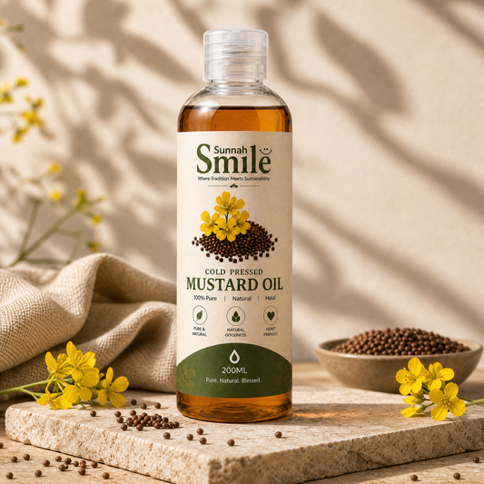 Pure Cold-Pressed Mustard Oil (200ml)